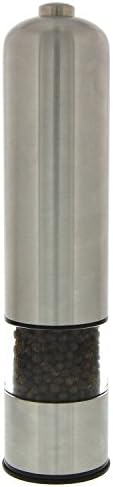 Electric Pepper Mill and Salt Grinder -Stainless Steel Automatic Battery Powered Salt Mill (Pepper Mill)