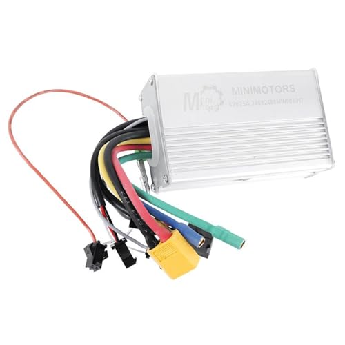cyclingcolors 1x Controller Motore Controllo elettronico Monopattino Elettrico Adattabile 52 V 25 A 1200 W connessione XT60 Compatibile con Scooter Roller DUALTRON MINIMOTORS