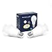 Dusk to Dawn A19 LED Light Bulb, Automatic On/Off, Built-in Light Sensor, 9W (60W Equivalent), 600 Lumen, 3000K Warm White, E26 Base Indoor Outdoor Security Night Lighting, 2 Pack by Boxlood