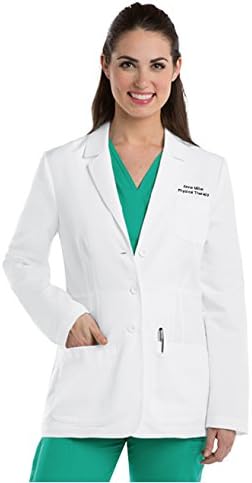 Greys Anatomy Embroidered Embroidered Grey's Anatomy 30" Women's Lab Coat (XS, 4456)