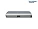 eCharge Wallet Deluxe Portable Power Bank and Credit Card Case (Silver)