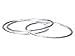 3 Sterling Silver Stacking Rings 1mm Round Size 10
