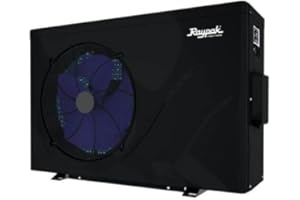 Raypak Crosswind 30i 28,000BTU Heat/Cool Electric Pool Heat Pump 208/230V Hard Wire - Not Plug-in - Inverter Technology, WiFi Capable, Above Ground & In Ground Pools and spas -Heater and Chiller