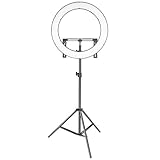 Neewer Photo Studio LED Ring Light Lighting Kit - 19-inch Outer 14-inch Inner 3200-5600K CRI 96+ Dimmable Bi-color SMD LED Ring Light with Bracket, 2-meter Light Stand for Portrait Video Shooting