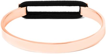 Ashley Bridget Hair Tie Bracelet - Elegant Skinny Cuff Bangle with Gift Box (Rose Gold Plated)