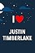 I Love Justin Timberlake: Lined Notebook with Monthly Planner for Fans by Freedom Notebooks
