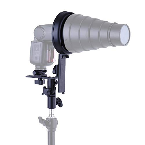 with Bowens Mount Adapter Cold Shoe for Softbox Reflector Beauty Dish Honeycomb Umbrella Snoot