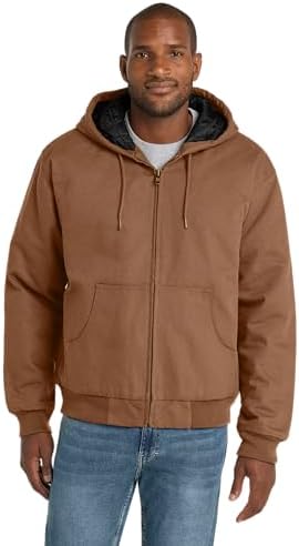 Amazon.com: CornerStone Unisex Duck Fleece Full-Zip Hooded Jacket