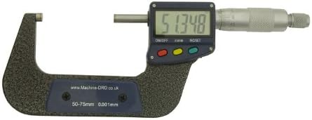 50-75mm (2-3 inch) External/Outside Digital Micrometer With Large Display