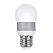 (5-Pack) 5w E26 LED Bulbs, 12 Volt, Warm White, Round Shape, 40w Equivalent, Solar Powered LED Bulbs, Off Grid LED Bulbs