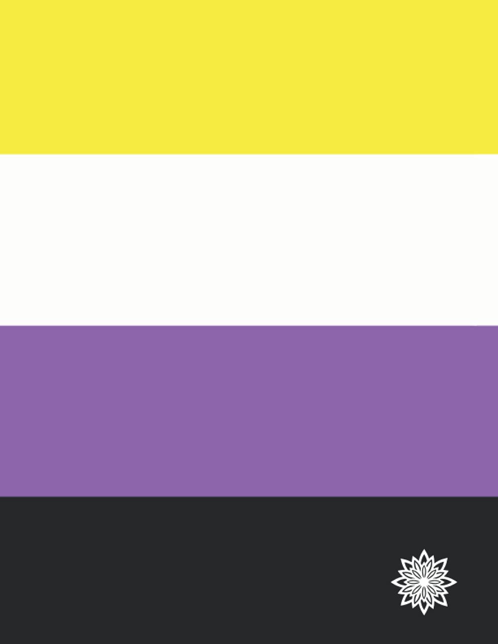 Non-binary LGBTQIA+ Pride Flag Large Notebook