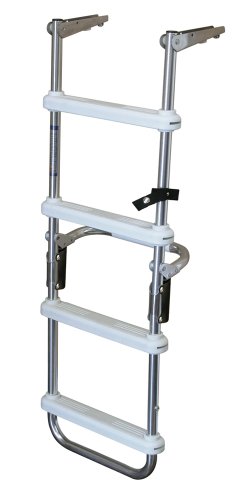 JIF Marine DUG 4-Step Folding Deck Ladder - Thumbnail 2