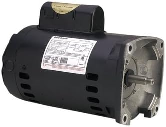AO Smith 1 HP Energy Efficient Motor B2841V1, 56Y Square Flange, Threaded Shaft 115/230V