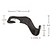 D-BUY 4 Pcs Car Hooks Car Seat Back Hooks Vehicle Hidden Headrest Hanger for Handbag Shopping Bag Coat