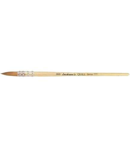 thumbnail image 2 of Jackson's Studio Synthetic Watercolour Brush - Rigger Size 3, Perfect For Detail Work & Fine Lines 2 of 5