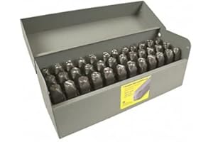 CH HANSON C.H. Hanson 21625 36 Pc 1/8" Heavy Duty Combo Letter & Number Steel Stamp Set