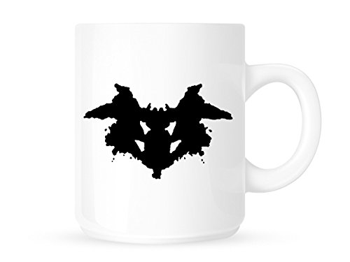 Rorschach Inkblot Test Art - Psychological / Psychologists - Tea / Coffee - Novelty Coffee Mug / Cup. Gift Idea.