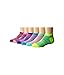Under Armour Girls' UA Essential Twist No Show 6-Pair Pack (Big Kid), Assorted (967) / Black, Youth Large