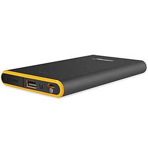 BESTEK ジャンプスターター モバイルバッテリー 12V 車用 超薄型 BTCSG11(黒)