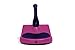 Zipfy Two Tone Series Luge Snow Sled for Kids and Adults, Plastic Winter Toboggan Snow Sled with Steering Handle, Purple on Pink
