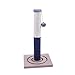 PAWZ Road Cat Scratching Post Cat Interactive Toys - Extra Post and Dangling Ball Included- 22 inches (Navy)