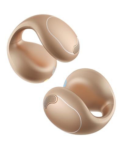 soundcore C40i von Anker, Open-Ear Earbuds, Clip-On Kopfhörer, flexibles Gelenk-Design, Tastensteuerung, federleichter Komfort, fester Halt mit anstec