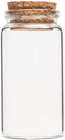 Cork Stoppers Wide Mouth Glass Bottles DIY Decoration Glass Bottles ，Reagent Bottle (100ML)