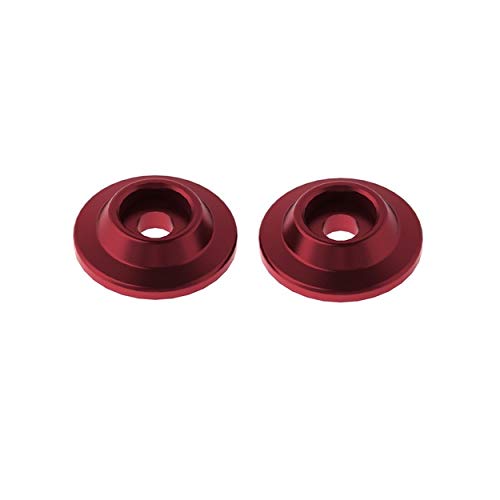 ARRMA Wing Button Aluminum Red: Typhon Talion Kraton (2)