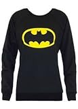 Womens Long Sleeved Black Batman Sweater
