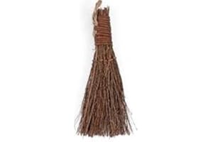 The Buffalo Broom Cinnamon Scented Mini Twig Broom Home Decoration, 6 Inches ,Brown