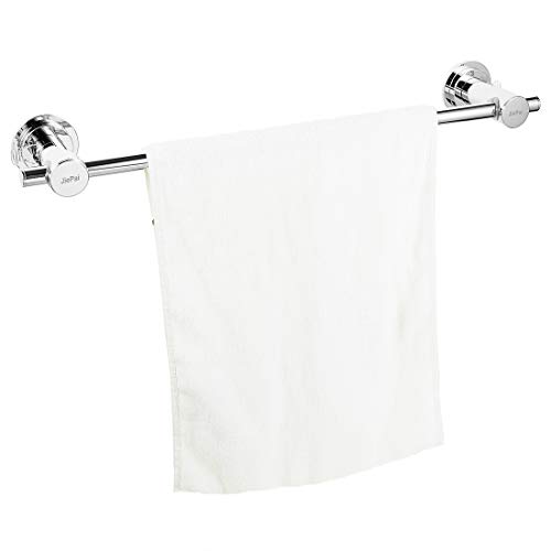 JiePai Suction Cup Towel Bar 24 Inch,Removable Modern Vacuum Suction