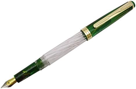 CLICK TM Gold Filling Mechanism Iridium Nib Fountain Pen - Green