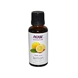 Now Essential Oils, Lemon Oil, Cheerful Aromatherapy Scent, Cold Pressed, 100% Pure, Vegan, 1-Ounce