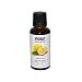 Now Essential Oils, Lemon Oil, Cheerful Aromatherapy Scent, Cold Pressed, 100% Pure, Vegan, 1-Ounce primary