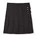 French Toast girls Adjustable Waist Two-tab Pleated-front Scooter Skirt, Black, 6X-Large US