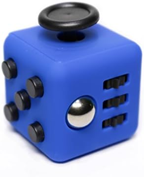 Fidget Cube Stress Reducer Toys(Blue &amp; Black)