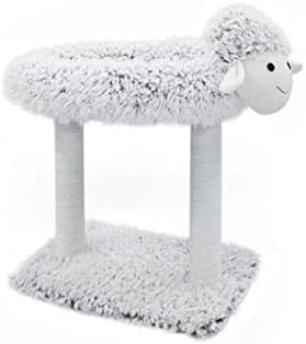 DAYUMAOJIN Lamb Shape Cat Climbing Frame Pet Supplies Cat Litter Cat Tree One Cat Toy Sisal Pillar Soft And Delicate Plush Cat Tree,Bed
