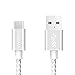 STARDATA USB Type C to USB Type A Fast Charge & Sync Cable - USB 3.0 - Nylon Braided Design - 5Gbps Speed Data Transfer Mode - Nexus 5X, 6P, LG G5, OnePlus 3, HTC 10 and more - 3.9 ft (Silver)