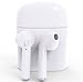 iPhone Wireless Earbuds | Bluetooth Twin Earphone Headset For iPhone 6,6s,6s Plus, 7, 7 Plus, 8, 8s ,X,  iPod, iPad, Android, Samsung; Lightweight,  Secured, Multi Function Button, 30 Foot Range