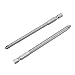 10pcs 1/4 Inch Hex Shank Long Magnetic BST Screwdriver Bits Set 100mm Power Tools (Slotted+Cross+Hex head)