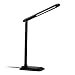 Aglaia LED Desk Lamp 4W, Eye-Care Foldable Table Lamp with Touch Control for 4-Level Dimmer, Suitable for Reading Studying (Black)