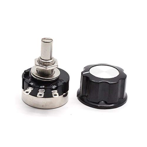 Aodesy 10K Ohm B103 Rotary Carbon Potentiometer with Control Knob for Audio, Automation, Home Appliance - Thumbnail 3