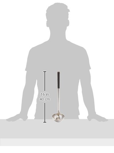 Vollrath (58055) 6 oz Stainless Steel Solid Kool Touch Ladle