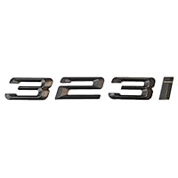 SUKRAGRAHA Replacement Model No. Rear 3D Sticker Emblem Badge for BMW 316i 318i 320i 323i 325i 328i 330i 335i (323i)