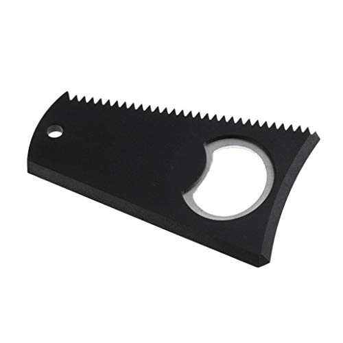 image for NATFUR Black Surfboard Wax Comb Wax Remover Surfing Accessories with K