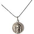 THE HOLY FACE SHROUD OF JESUS MEDAL WITH CHAIN IN 20.4 - REAL ITALIAN MASTERPIECE - 100% MADE IN ITALY