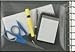 7-Ring 3-on-a-Page Business Check Book Binder - Black