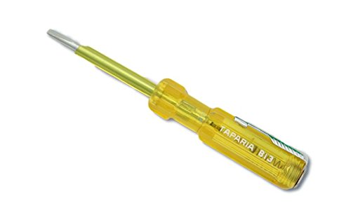 Taparia Cellulose Acetate Plastic 813 Screw Driver with Neon Bulb 130 mm (Yellow, Pack of 10)