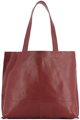 Il Bisonte Women's A2060p245 Burgundy Leather Tote