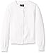 The Children's Place Baby Toddler Girls' Uniform Cardigan Sweater, White, 2T